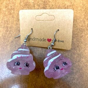 Shopkins Meringue earrings
